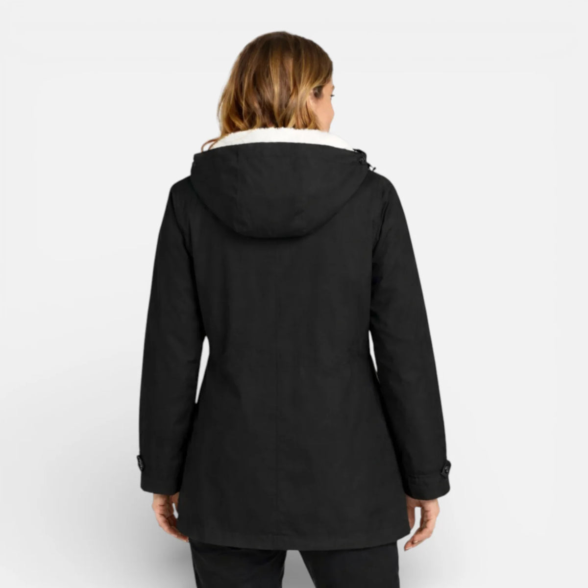 Veste imperméable coupe-vent avec capuche pour femme