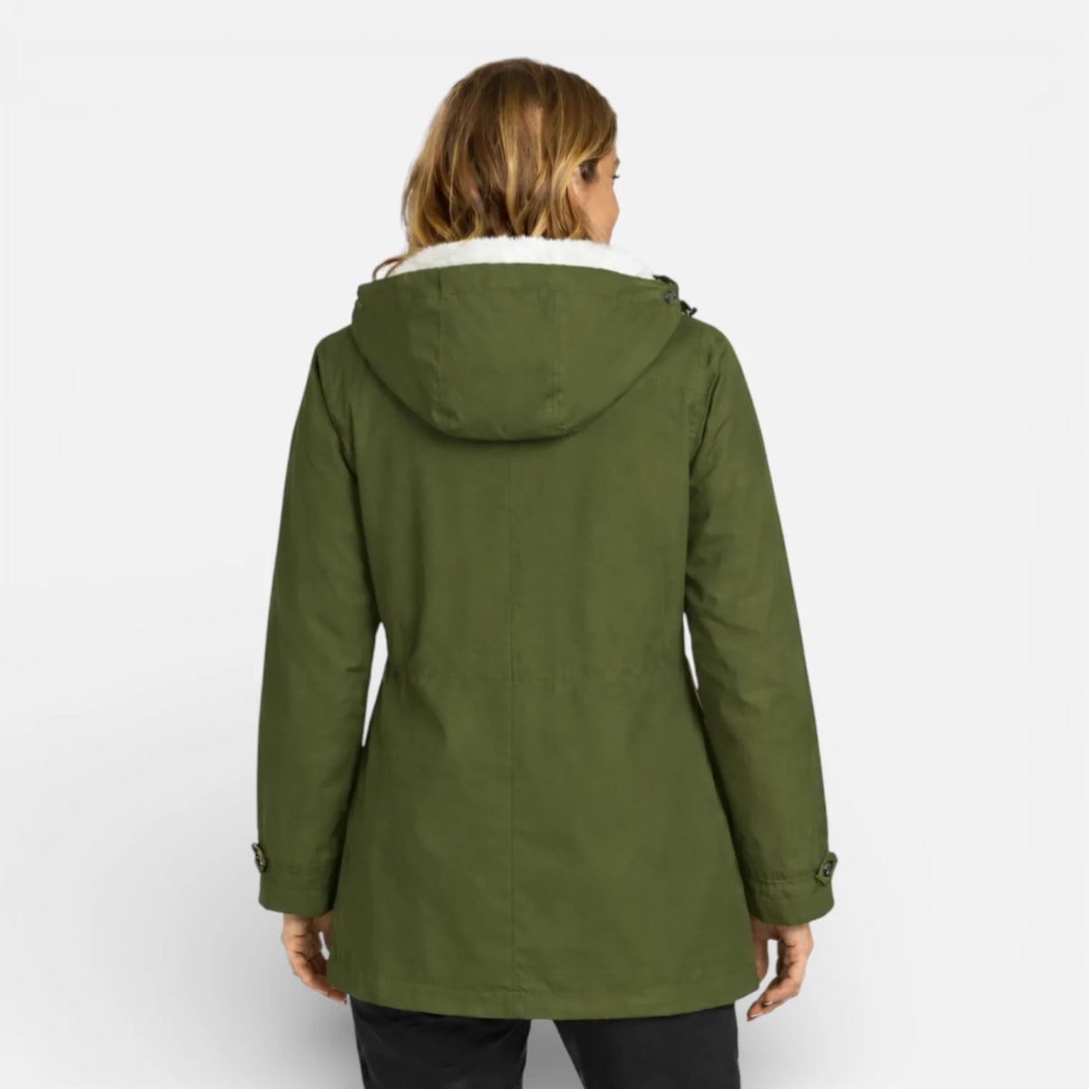 Veste imperméable coupe-vent avec capuche pour femme