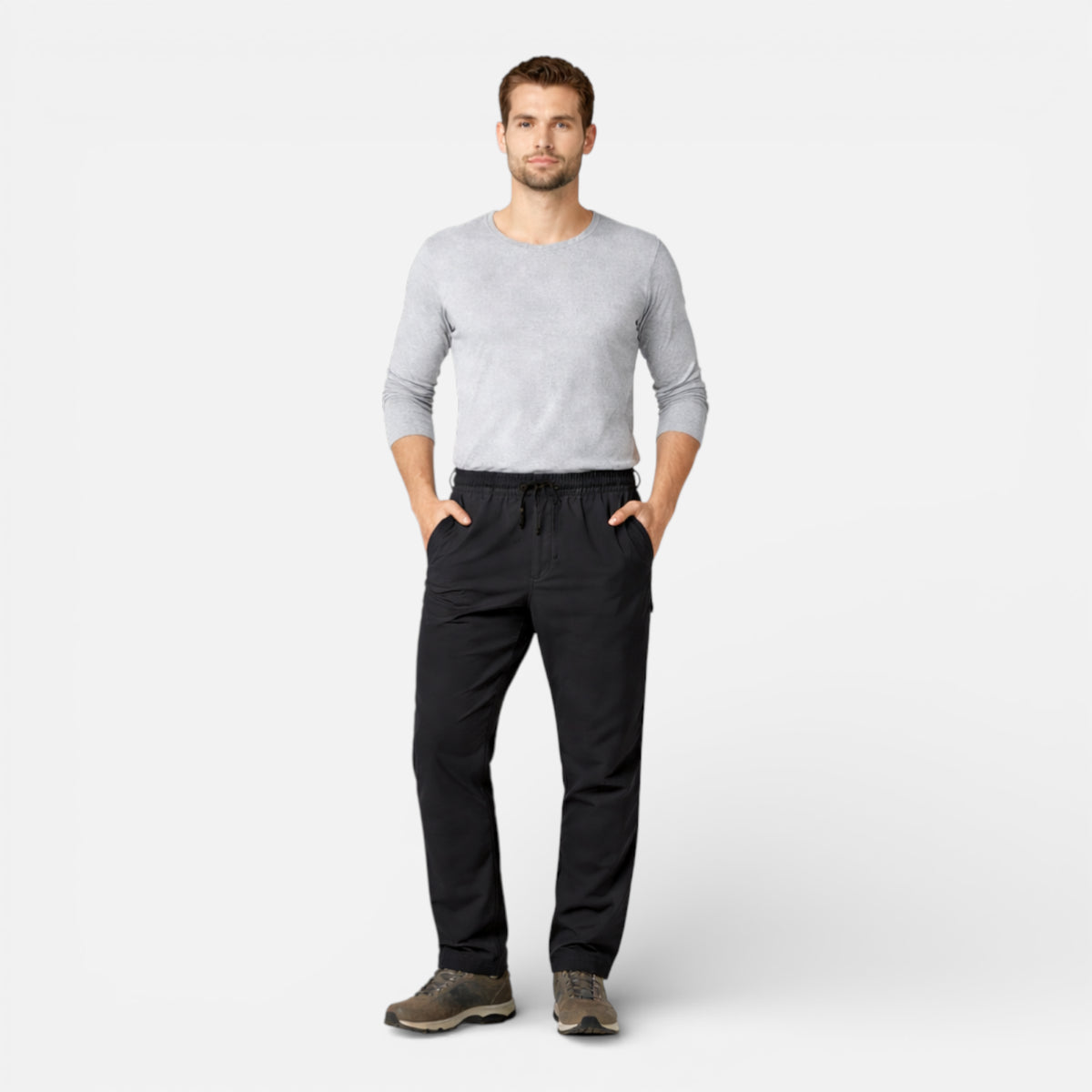Pantalon Randonnée Doublé Polaire Homme