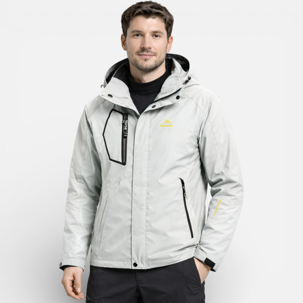Veste Randonnée Imperméable Respirante Homme