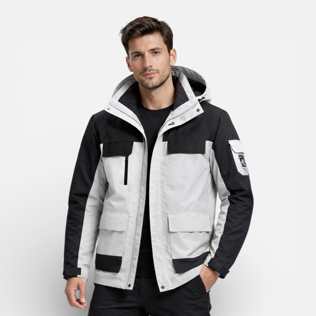 Veste Randonnée Imperméable Respirante Homme