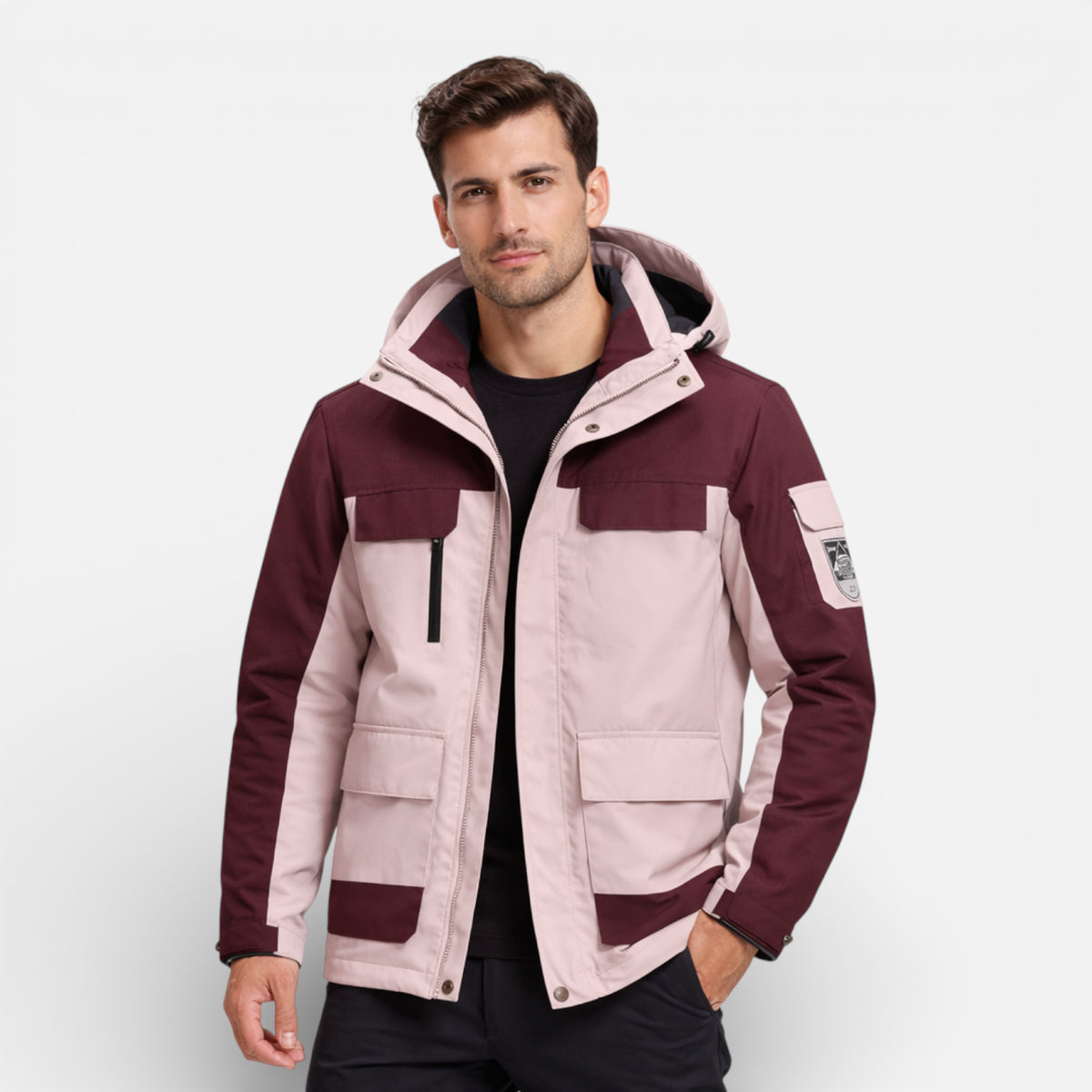 Veste Randonnée Imperméable Respirante Homme