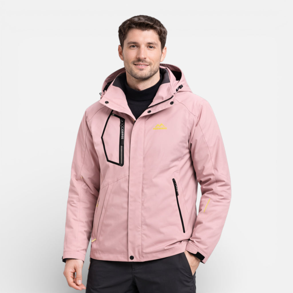 Veste Randonnée Imperméable Respirante Homme