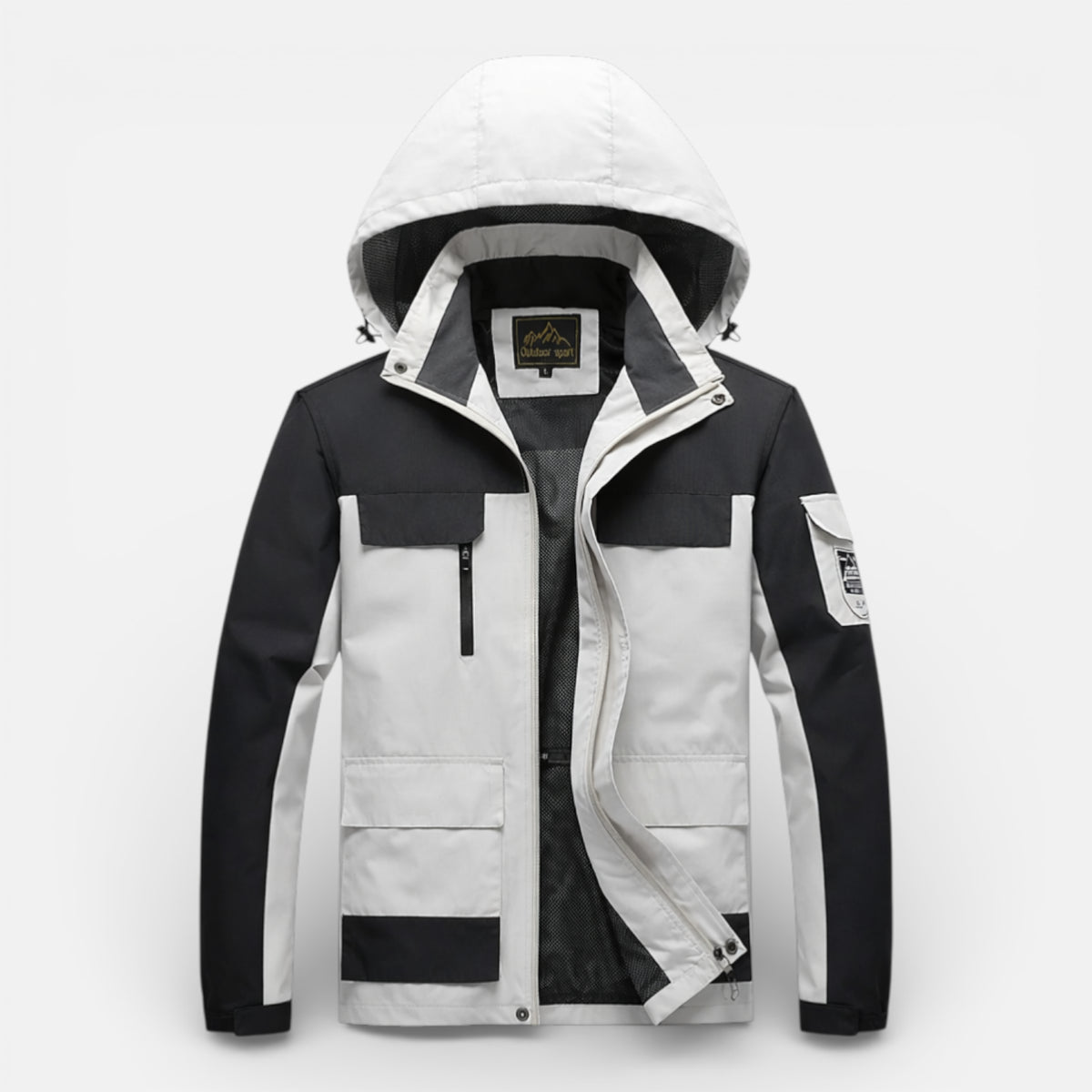 Veste Randonnée Imperméable Respirante Homme