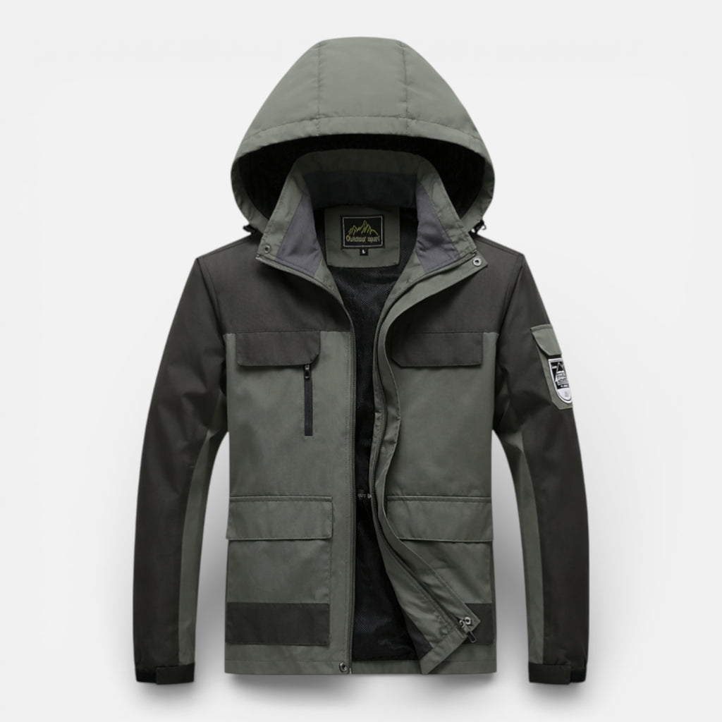 Veste Randonnée Imperméable Respirante Homme