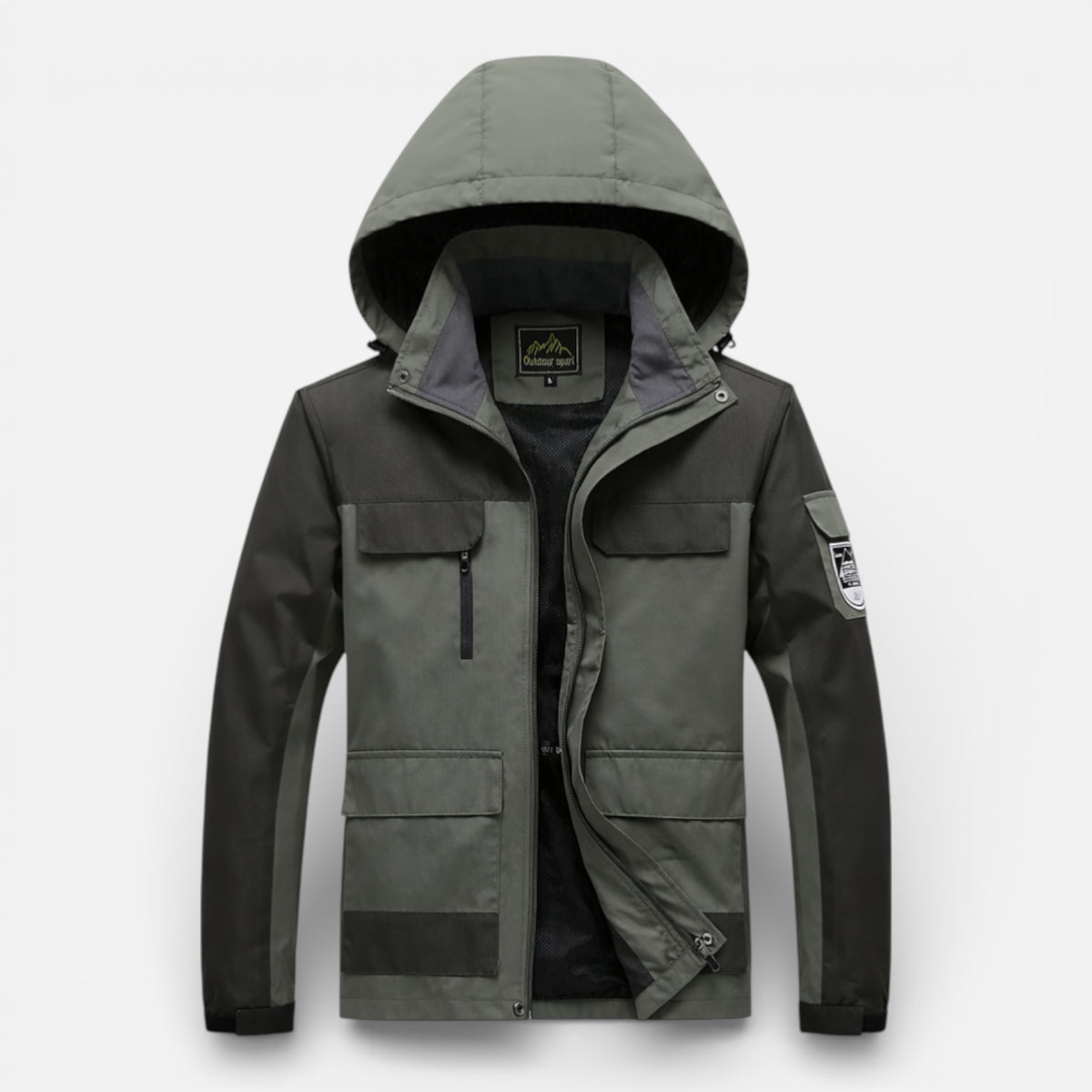 Veste Randonnée Imperméable Respirante Homme