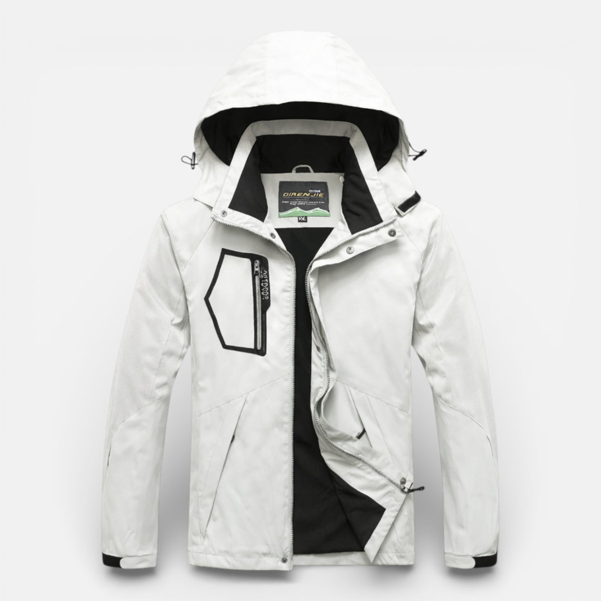 Veste Randonnée Imperméable Respirante Homme