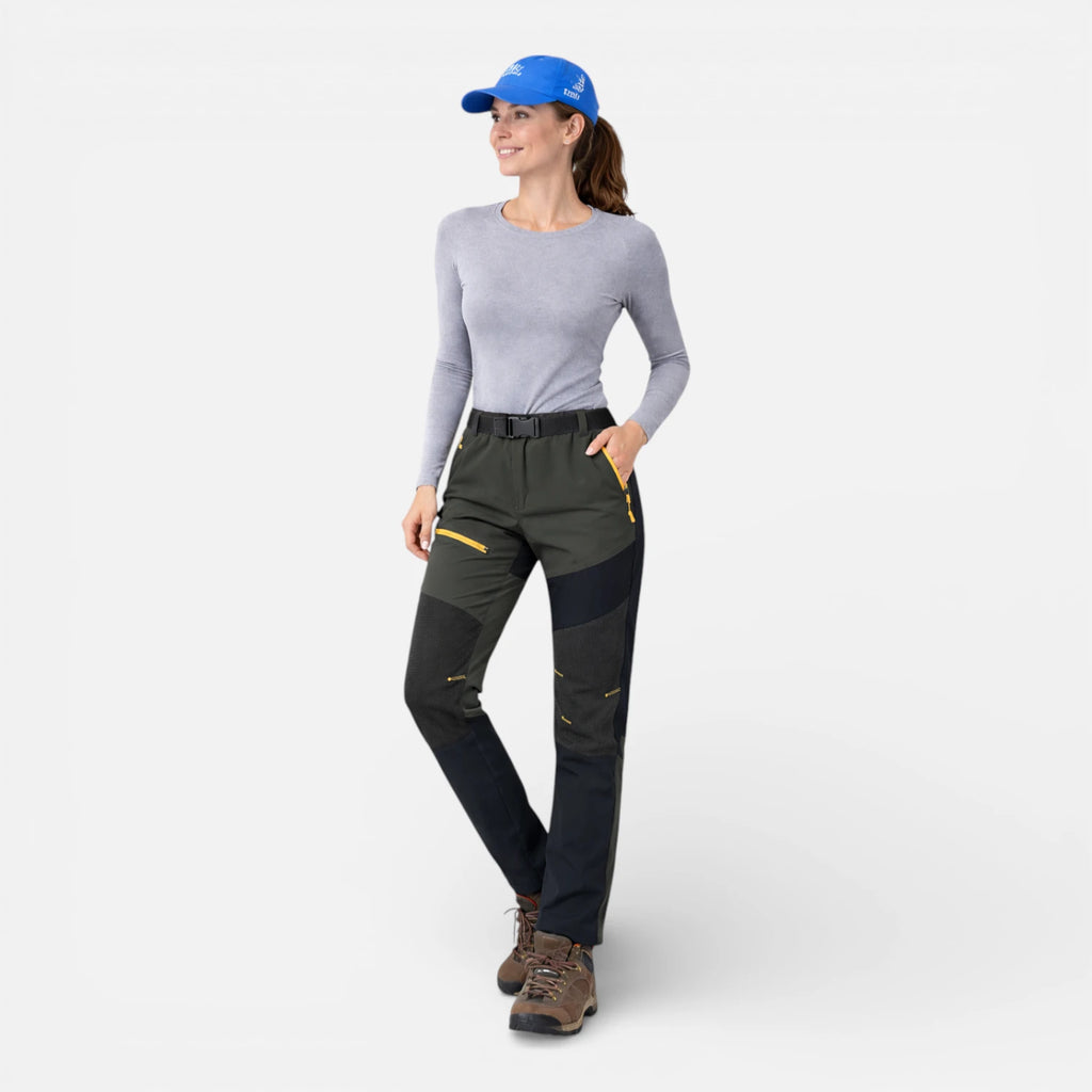 Pantalon Randonnée Chaud Polaire Femme