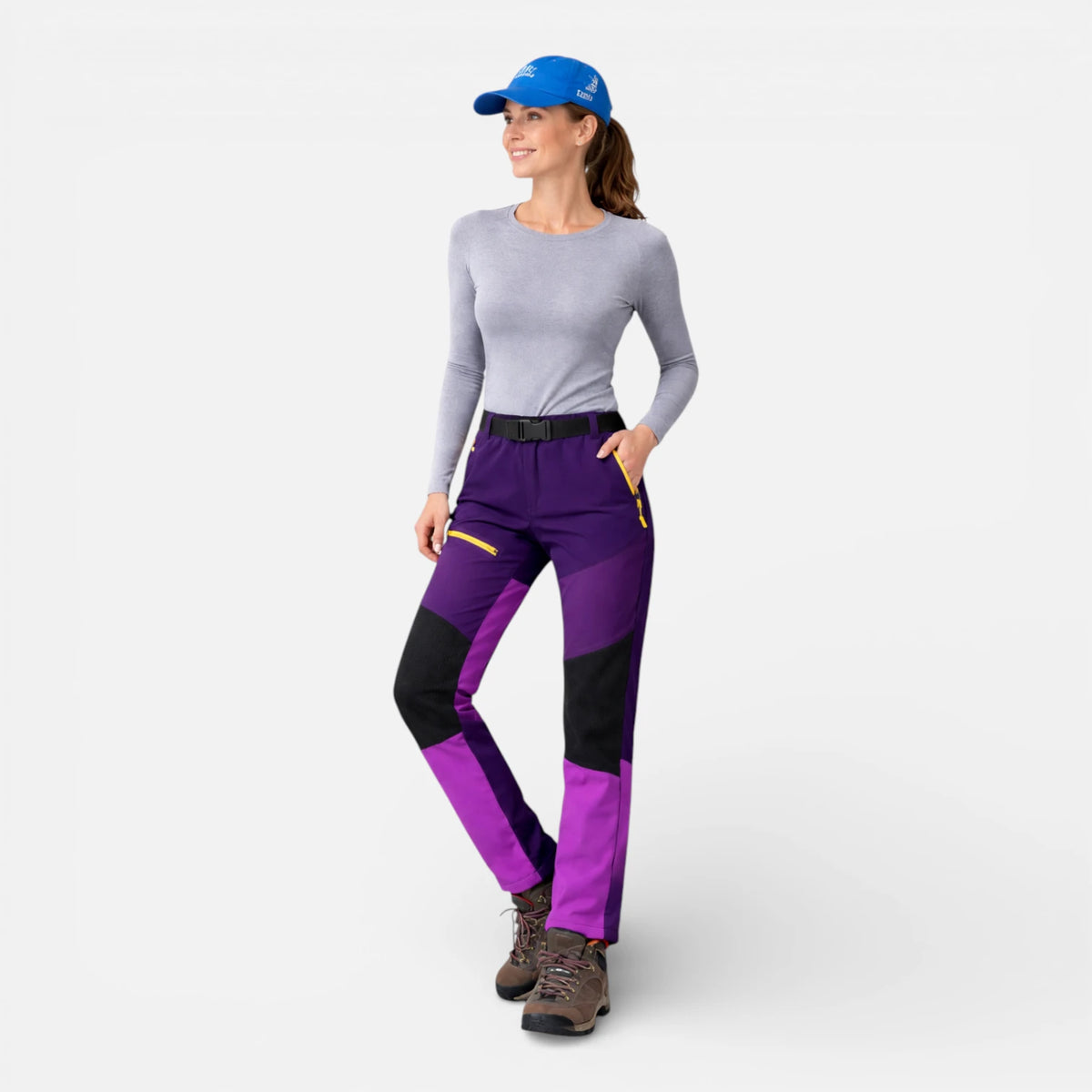 Pantalon Randonnée Chaud Polaire Femme