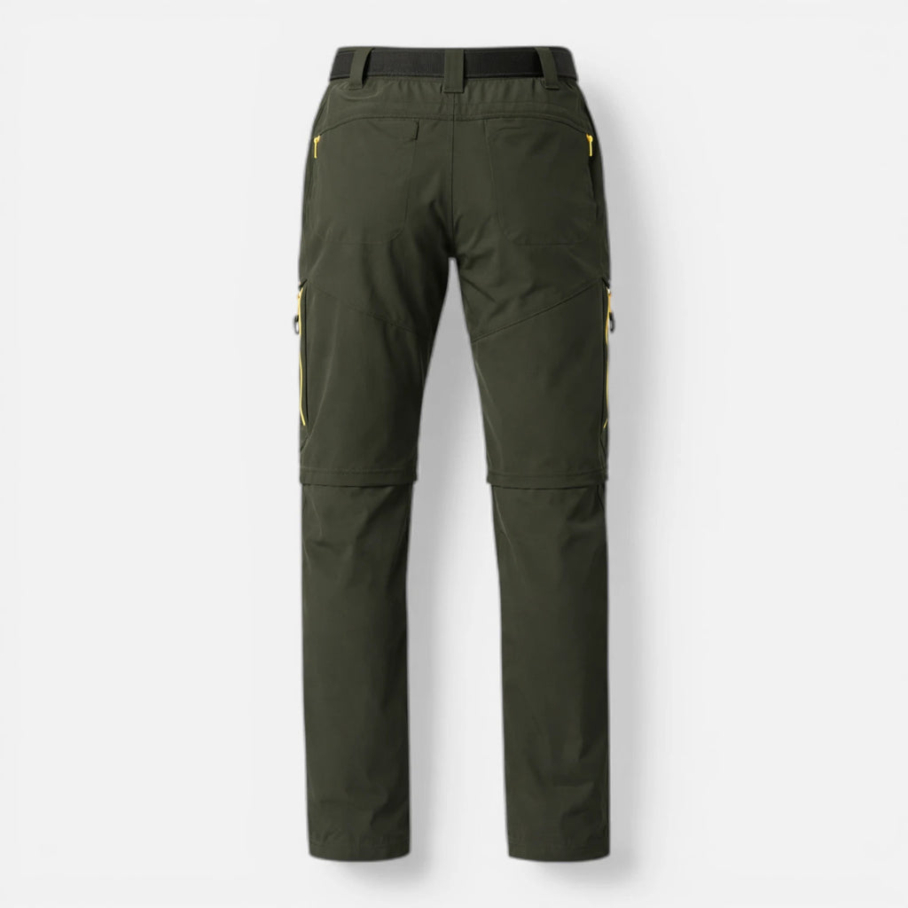 Pantalon de randonnée convertible et imperméable homme