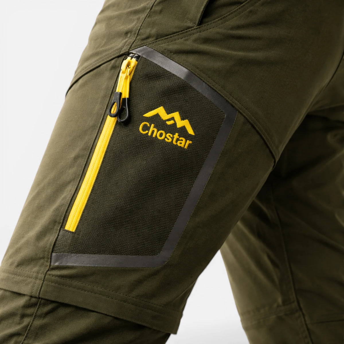 Pantalon de randonnée convertible et imperméable homme