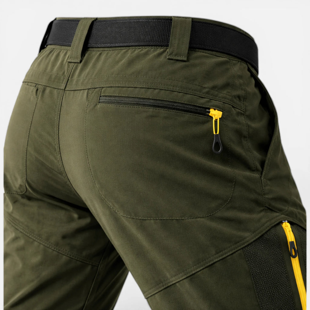 Pantalon de randonnée convertible et imperméable homme