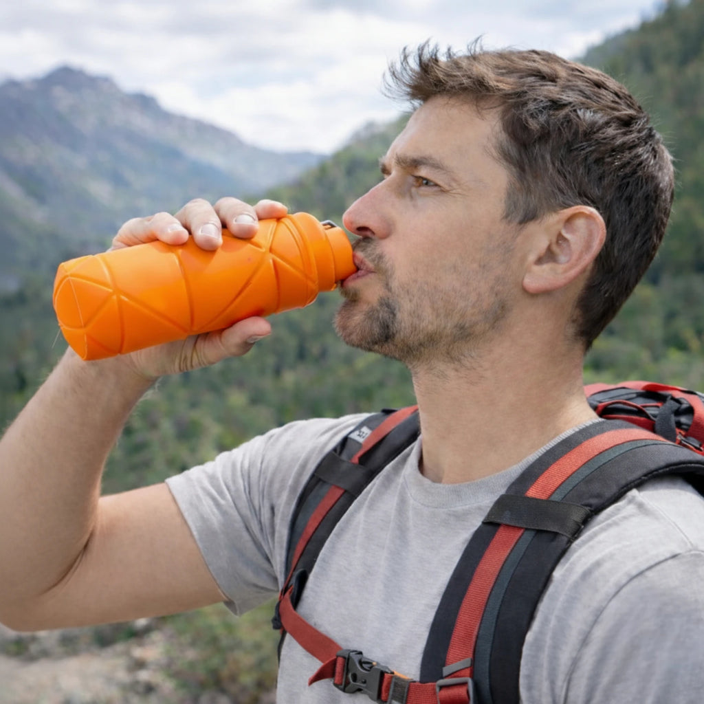 Gourde Randonnée Pliable En Silicone