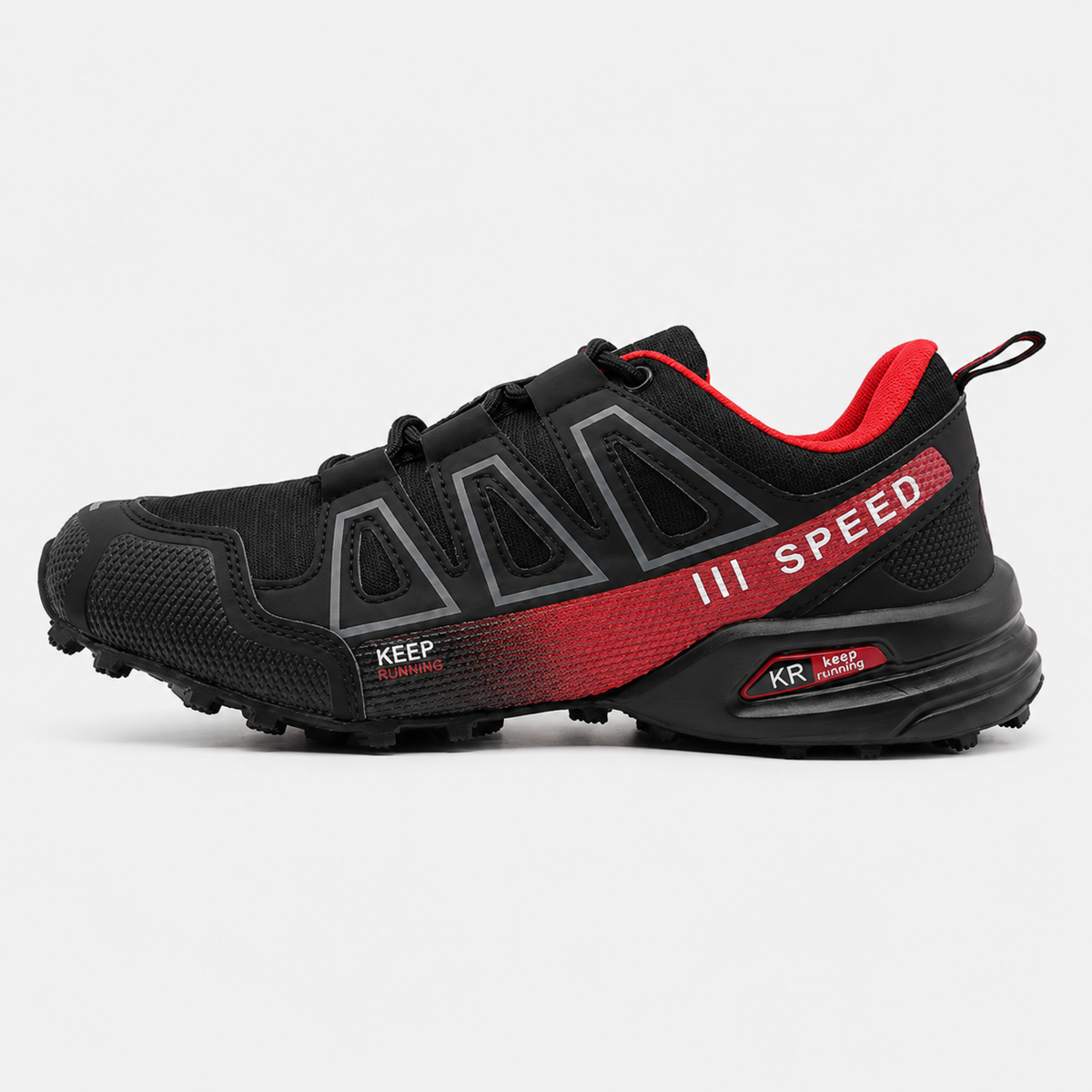 noir et rouge / 39 Basket Marche Urbaine Homme