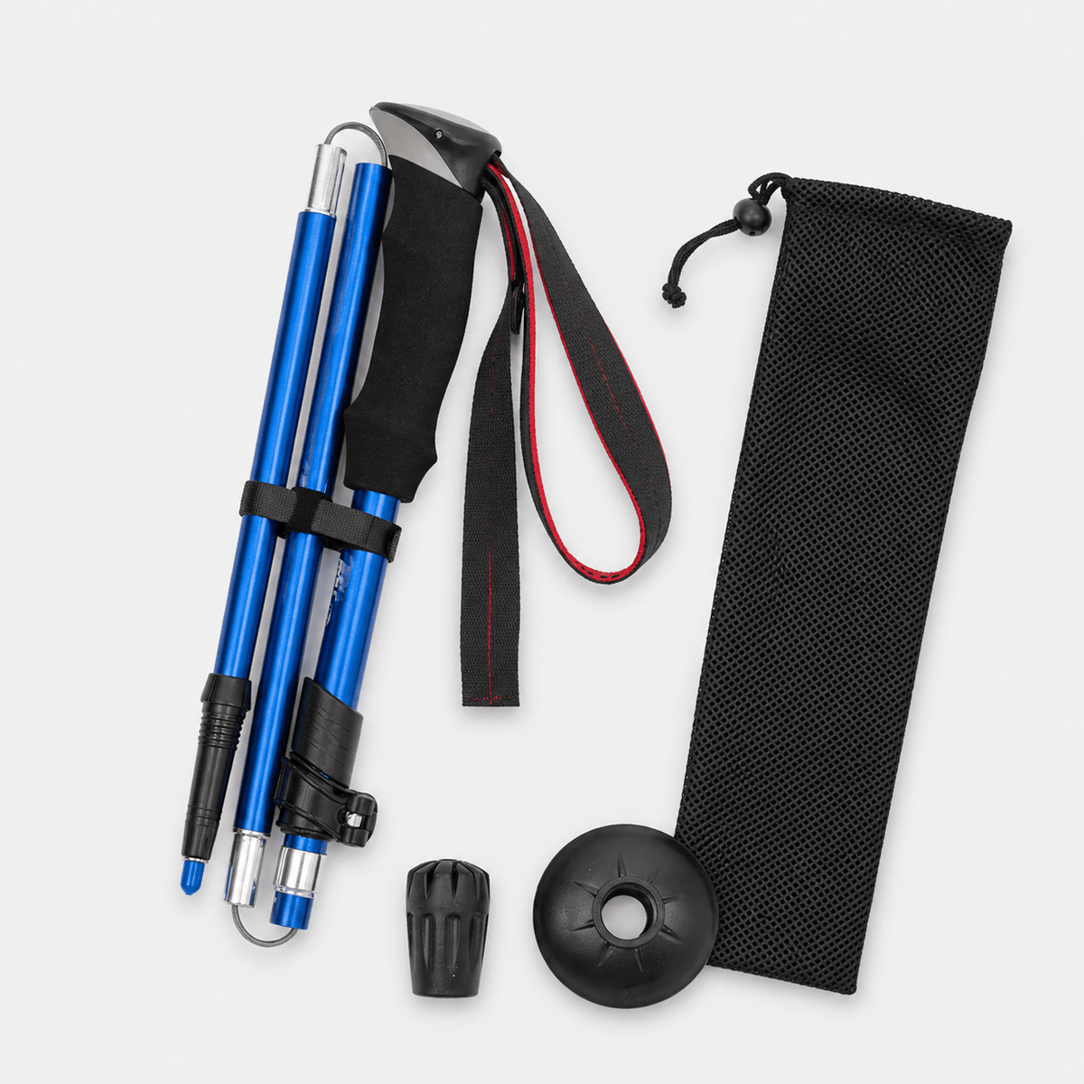 Bâton de randonnée pliable ultraléger compact et facile à transporter