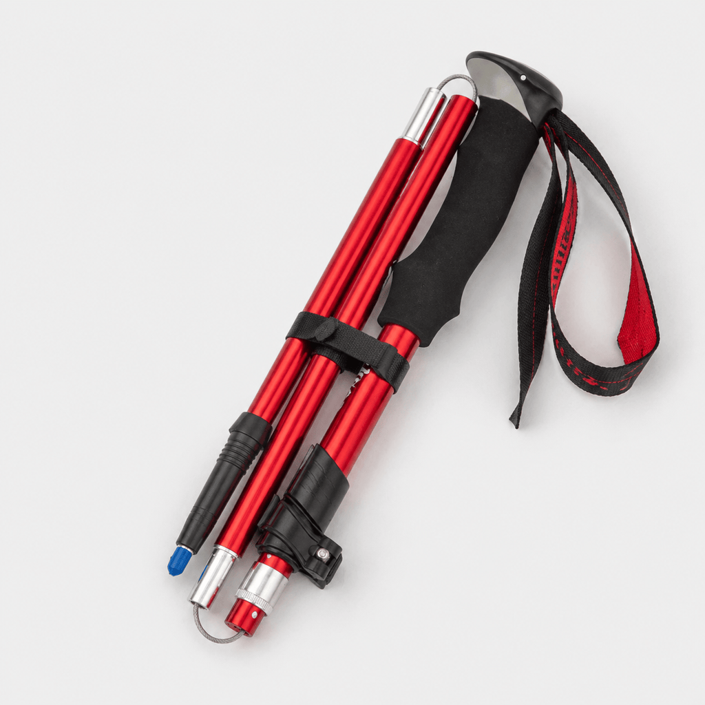 Bâton de randonnée pliable ultraléger compact et facile à transporter