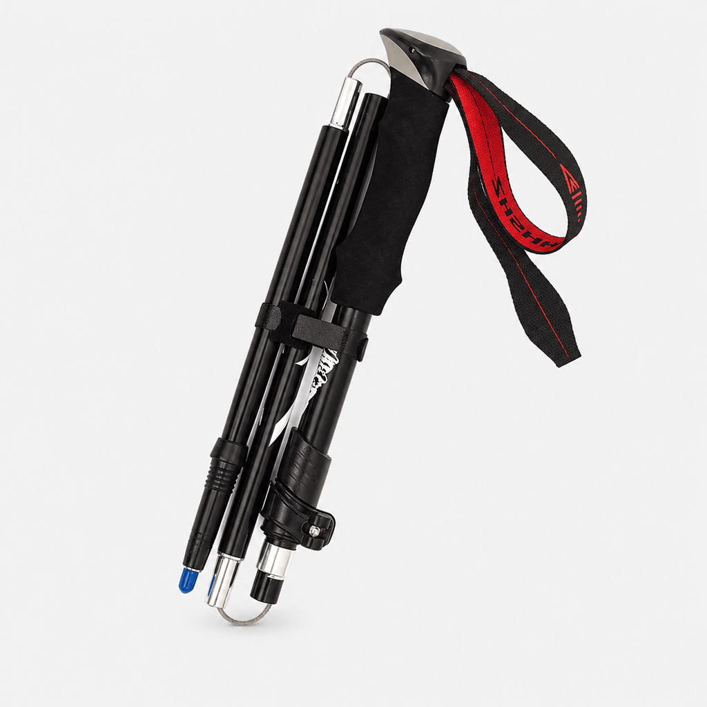 Bâton de randonnée pliable ultraléger compact et facile à transporter