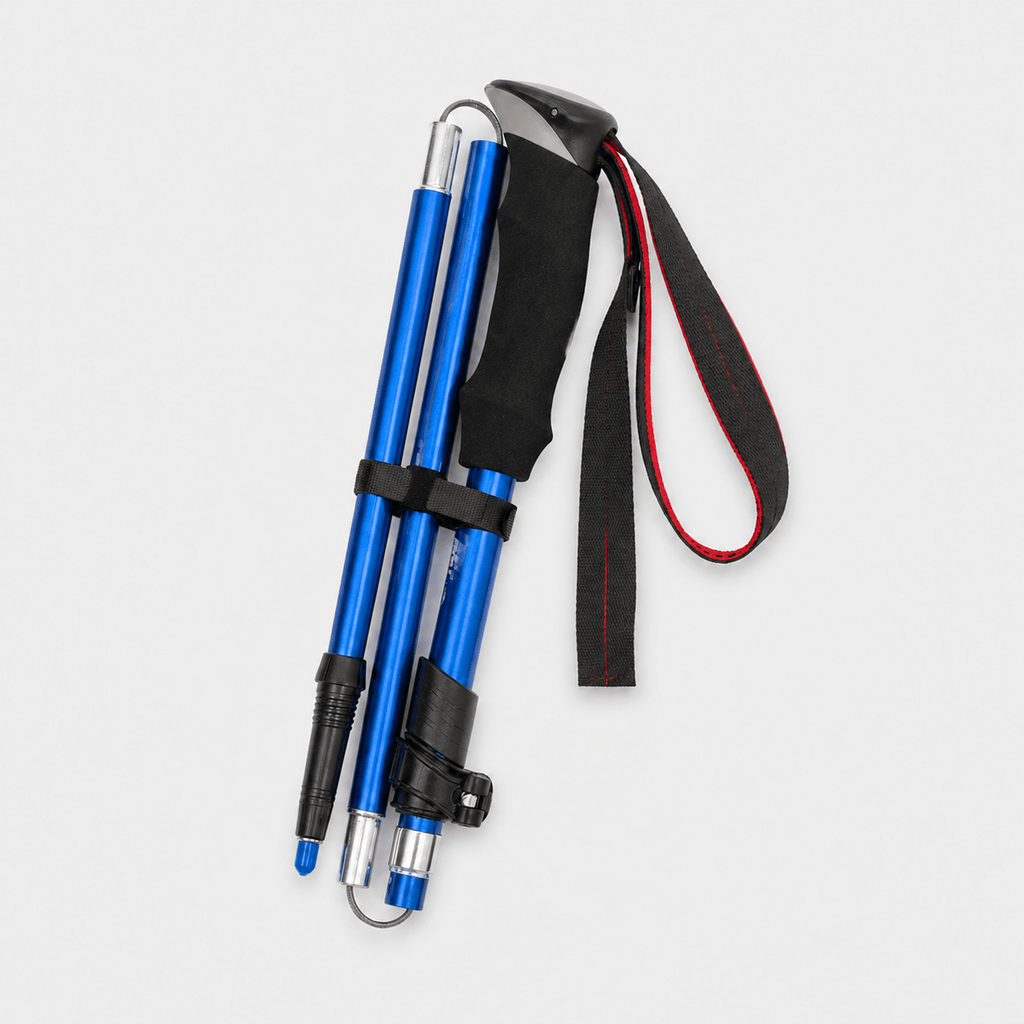 Bâton de randonnée pliable ultraléger compact et facile à transporter