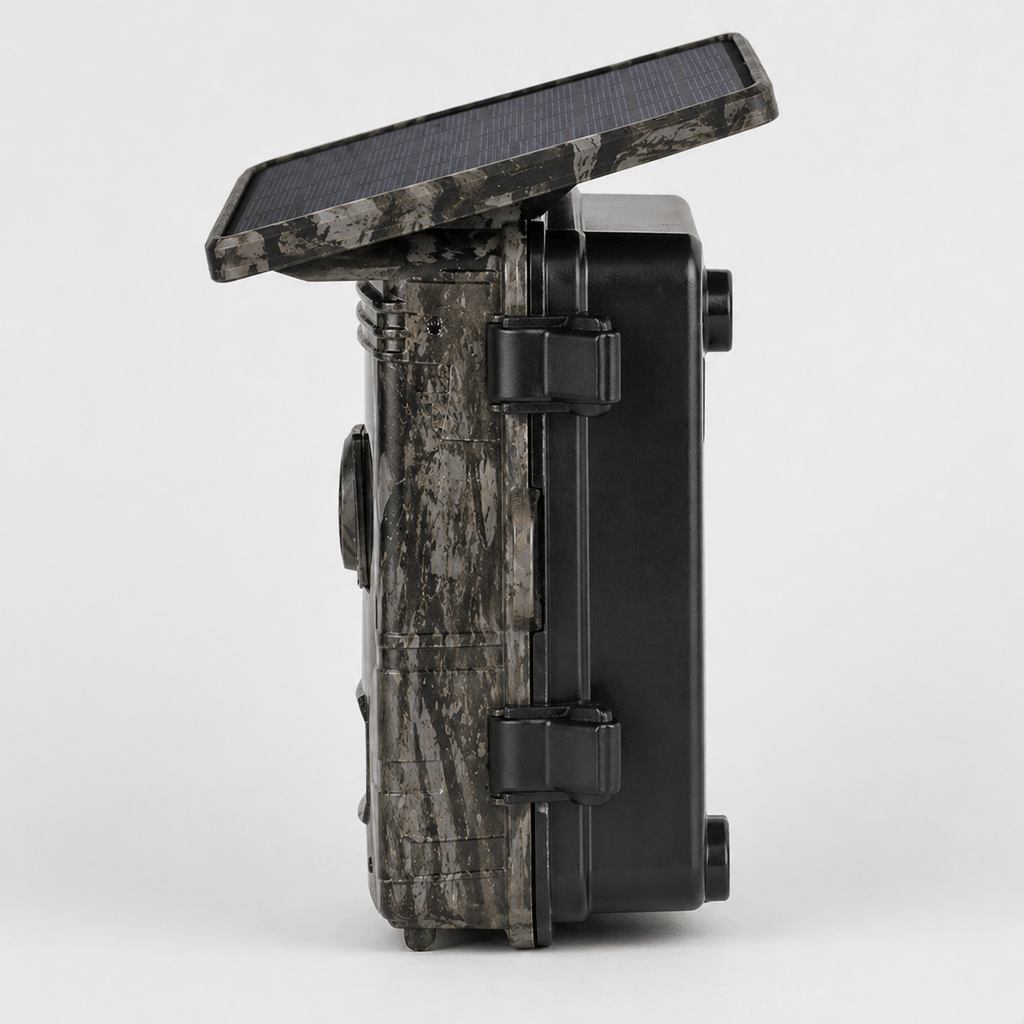 Caméra de chasse solaire 4K détection rapide vision nocturne