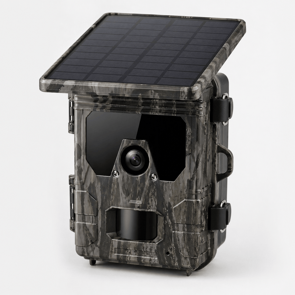 Caméra de chasse solaire 4K détection rapide vision nocturne
