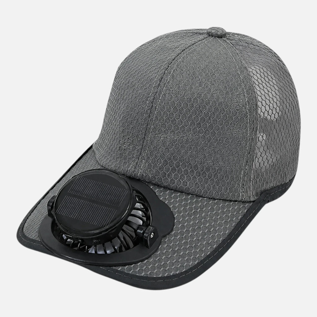 Casquette randonnée anti-UV avec ventilateur