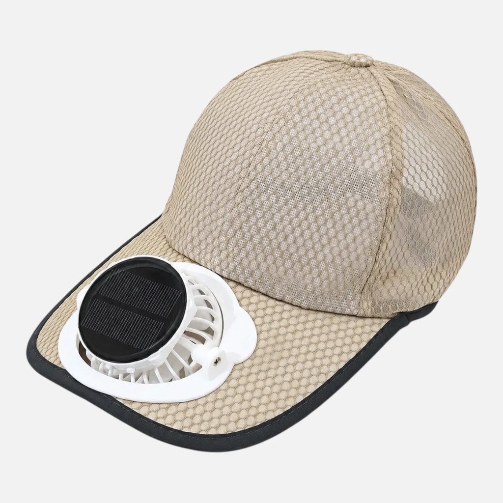 Casquette randonnée anti-UV avec ventilateur