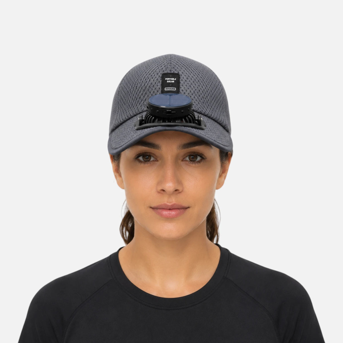 Casquette randonnée anti-UV avec ventilateur