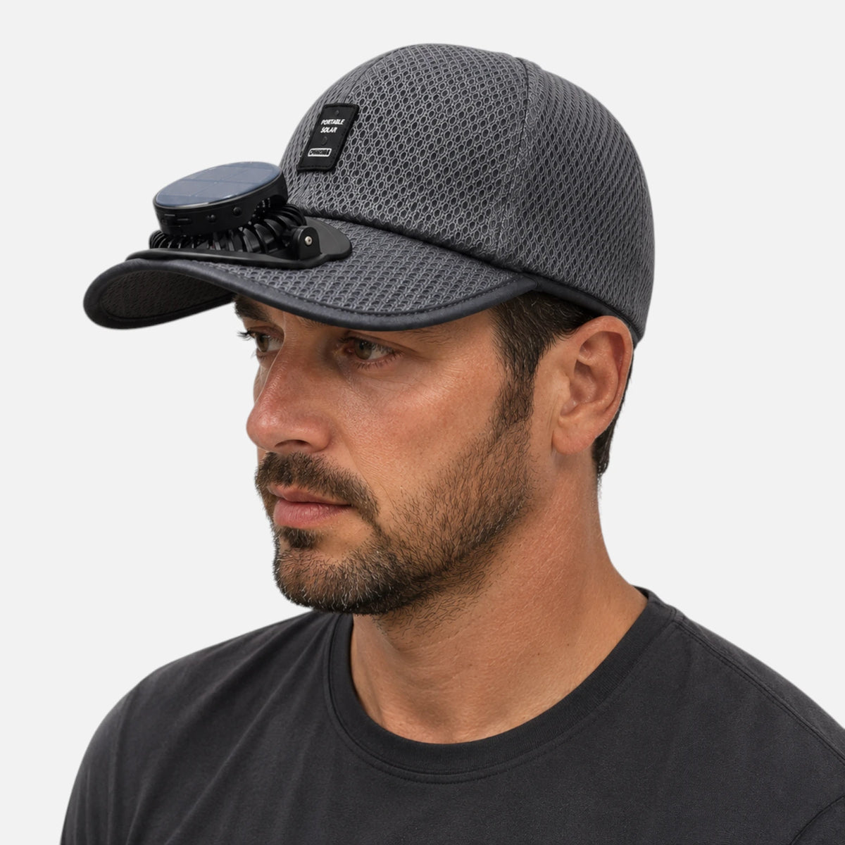 Casquette randonnée anti-UV avec ventilateur