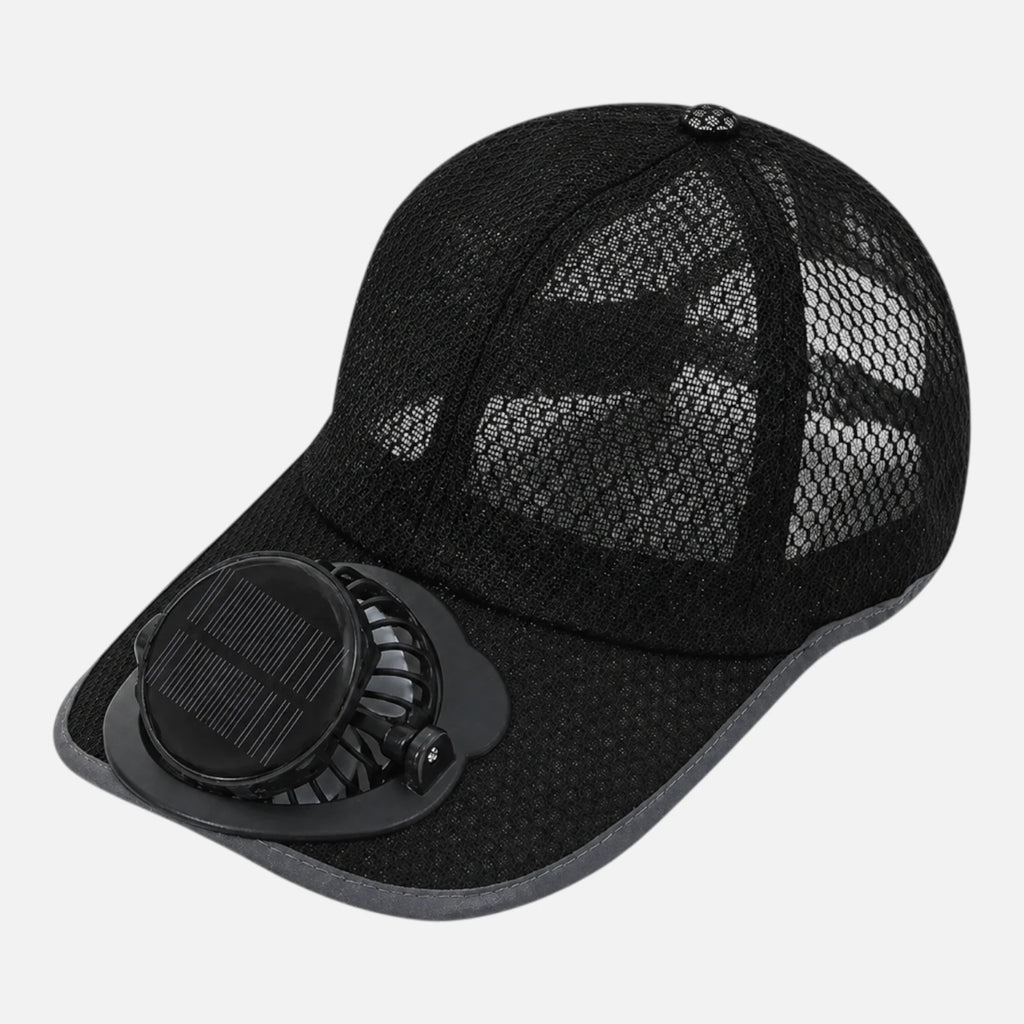 Casquette randonnée anti-UV avec ventilateur