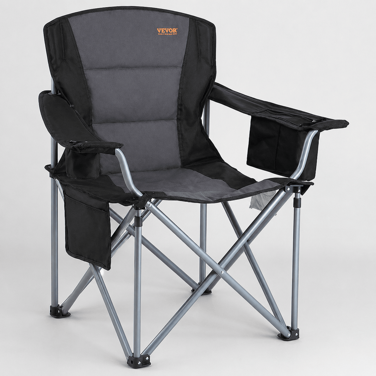 Chaise camping pliante avec dossier rembourré confort