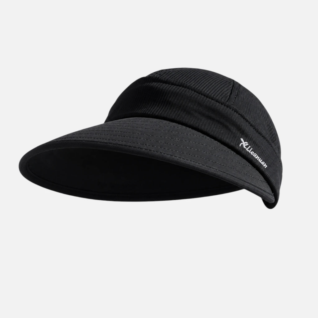 Noir / 55-58 cm Chapeau de soleil d'été décontracté à large bord pour femmes Protection UV