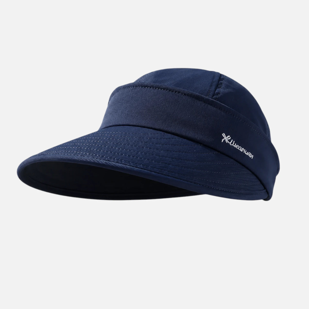Bleu marine à pois blancs / 55-58 cm Chapeau de soleil d'été décontracté à large bord pour femmes Protection UV