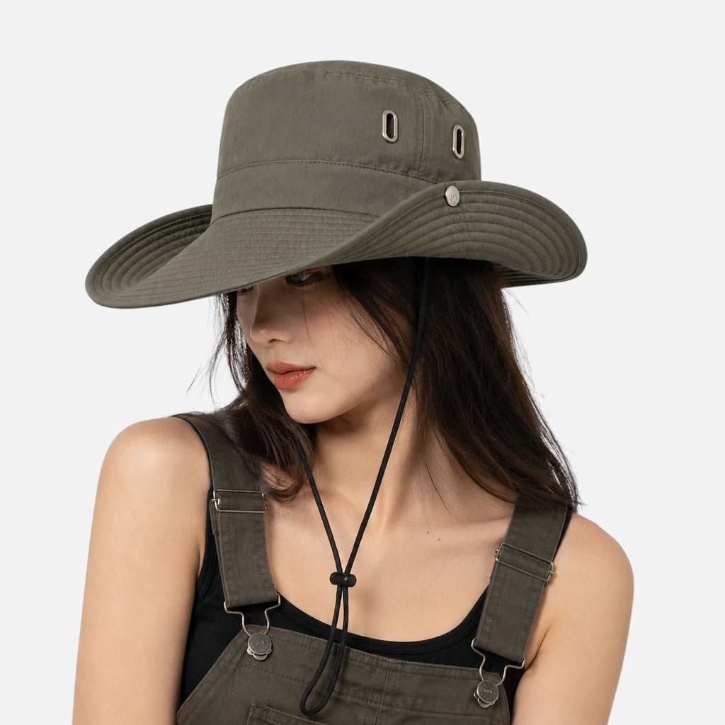 Chapeau unisexe polyvalent à large bord modulable