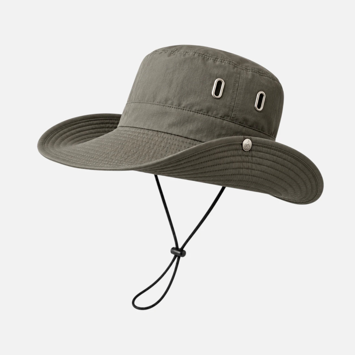 Vert armée Chapeau unisexe polyvalent à large bord modulable