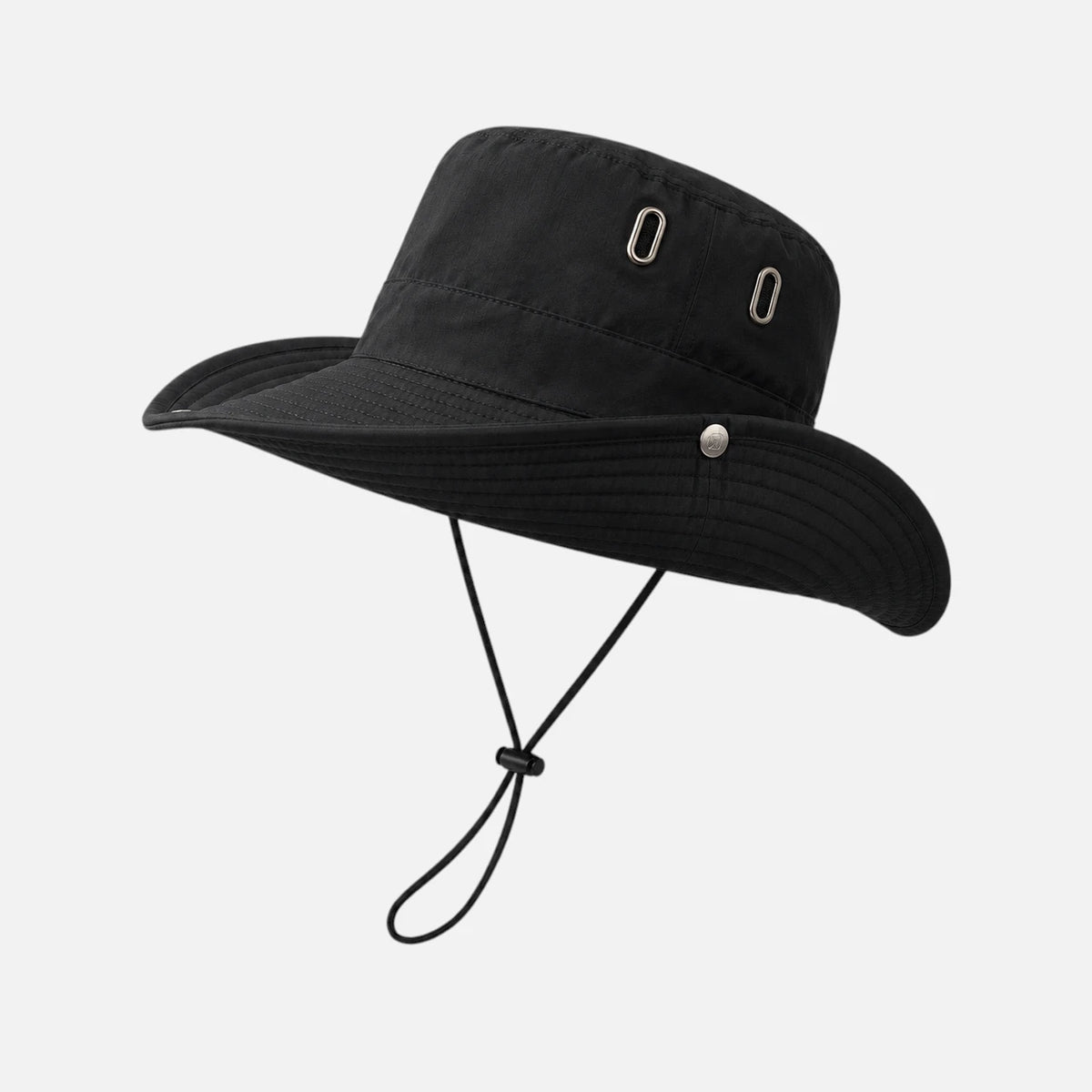 Noir léger Chapeau unisexe polyvalent à large bord modulable