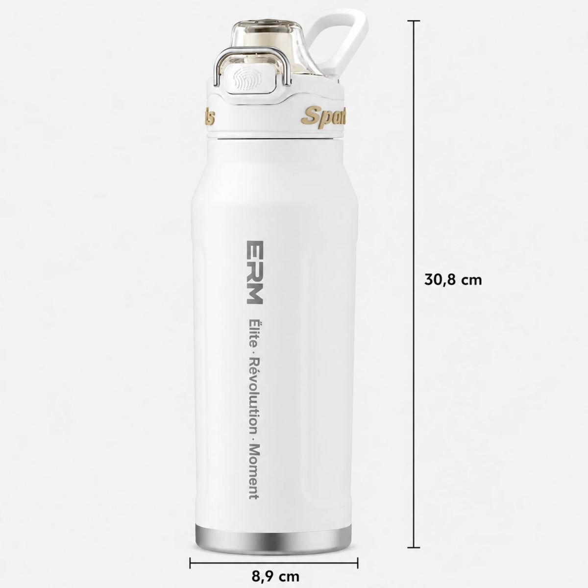 Gourde Thermos 1L en acier inoxydable
