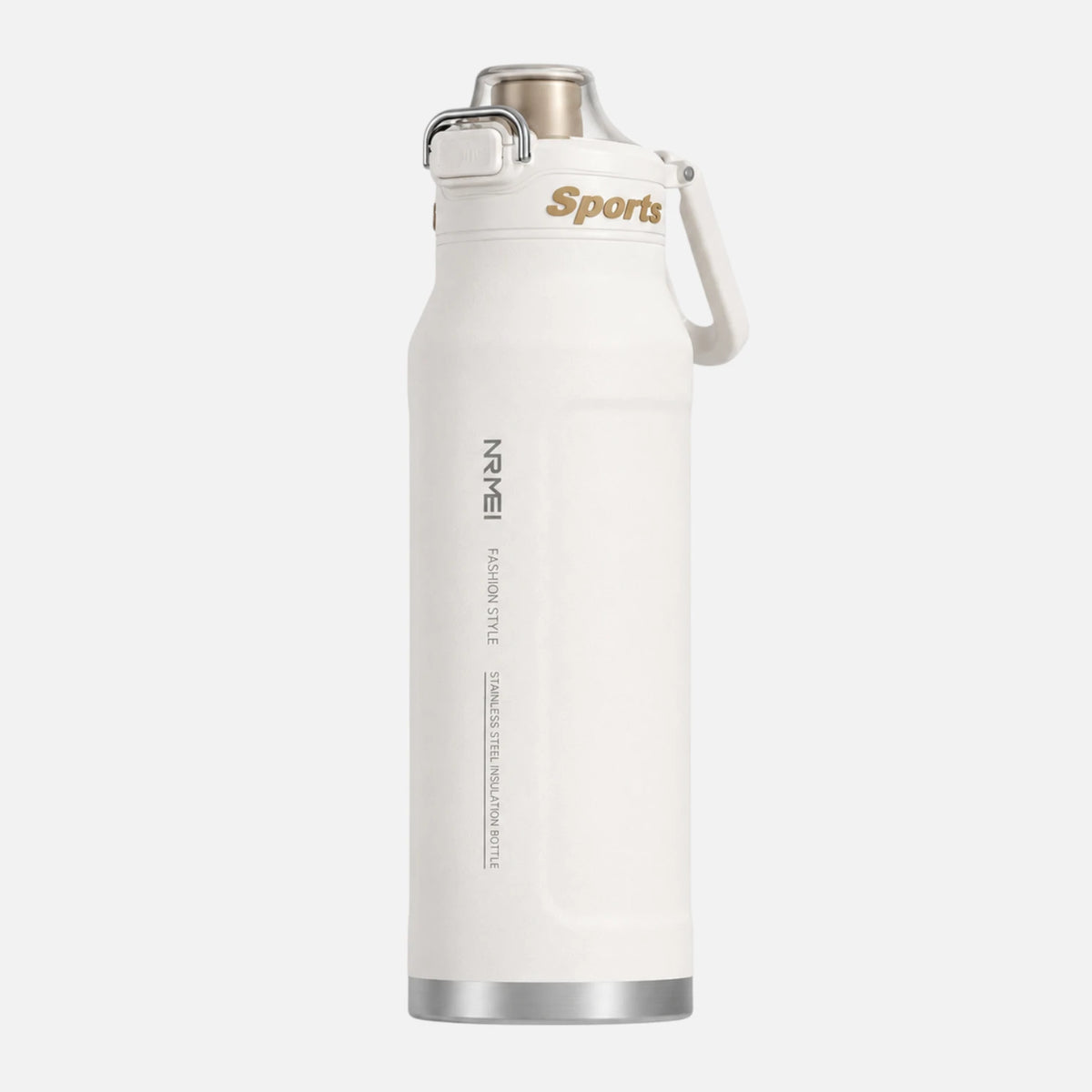 Blanc / 1L Gourde Thermos 1L en acier inoxydable