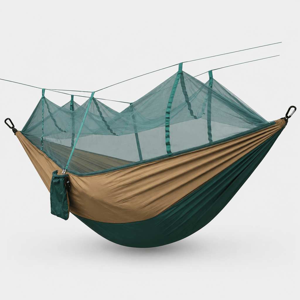 Hamac camping léger avec moustiquaire