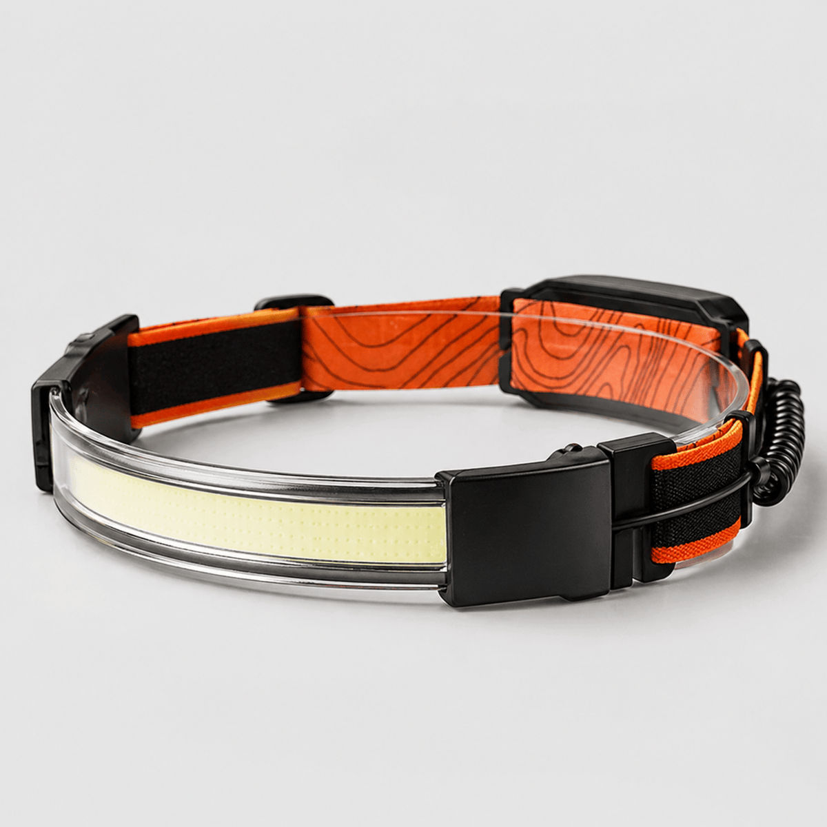 Lampe frontale rechargeable à faisceau large