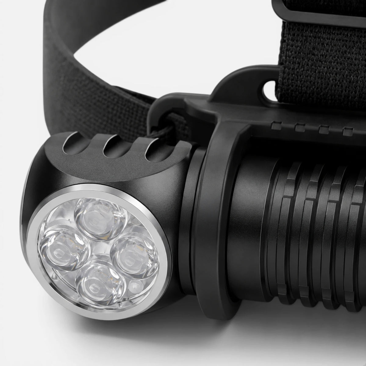 Noir Lampe frontale trail rechargeable USB-C