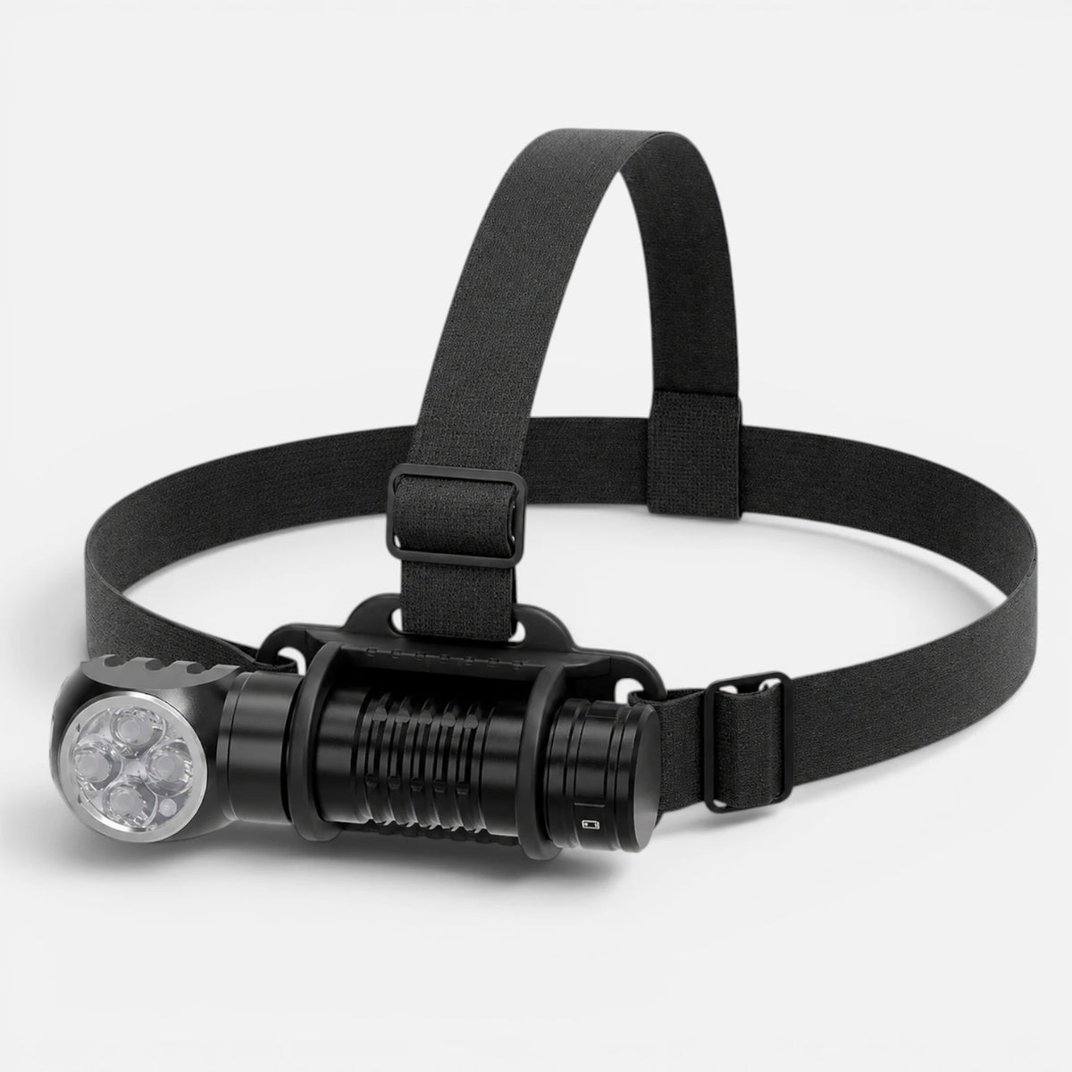 Noir Lampe frontale trail rechargeable USB-C