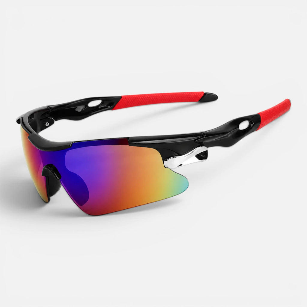 lunettes rouge Lunette de course mixte