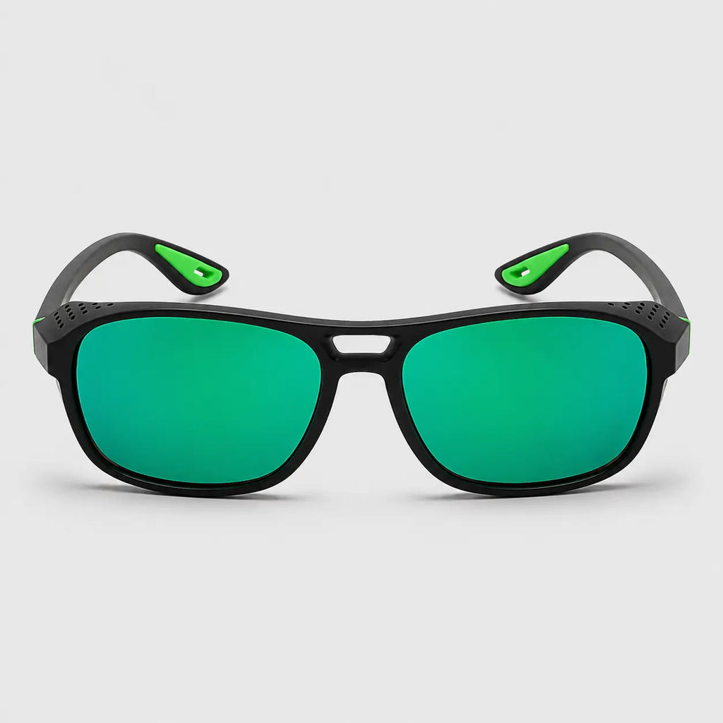 Lunettes de soleil Vert émeraude Lunettes de Soleil Sport Homme Femme Polarisées UV400