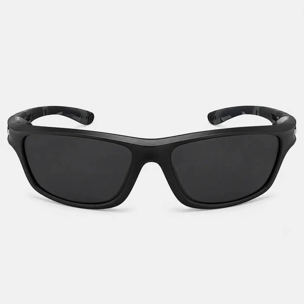 Lunettes de soleil Noir Lunettes de Soleil Sport Polarisées Anti-Éblouissement