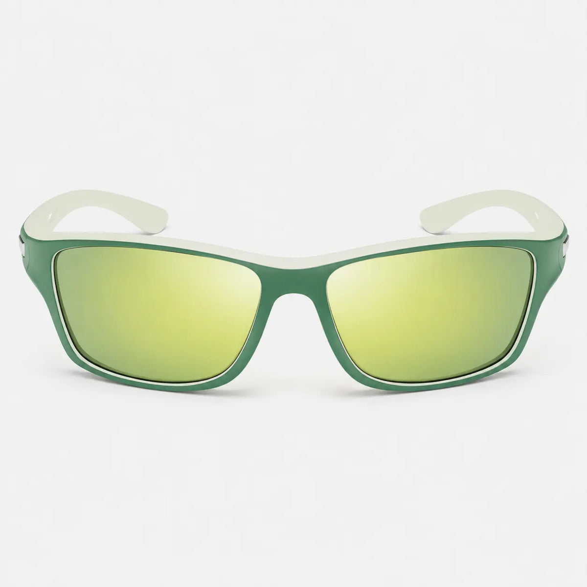 Lunettes de soleil Vert et jaune clair Lunettes de Soleil Sport Polarisées Anti-Éblouissement