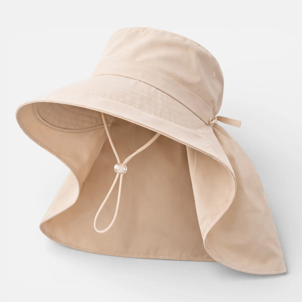 Ma boutique Beige Chapeau Randonnée Femme Anti-UV