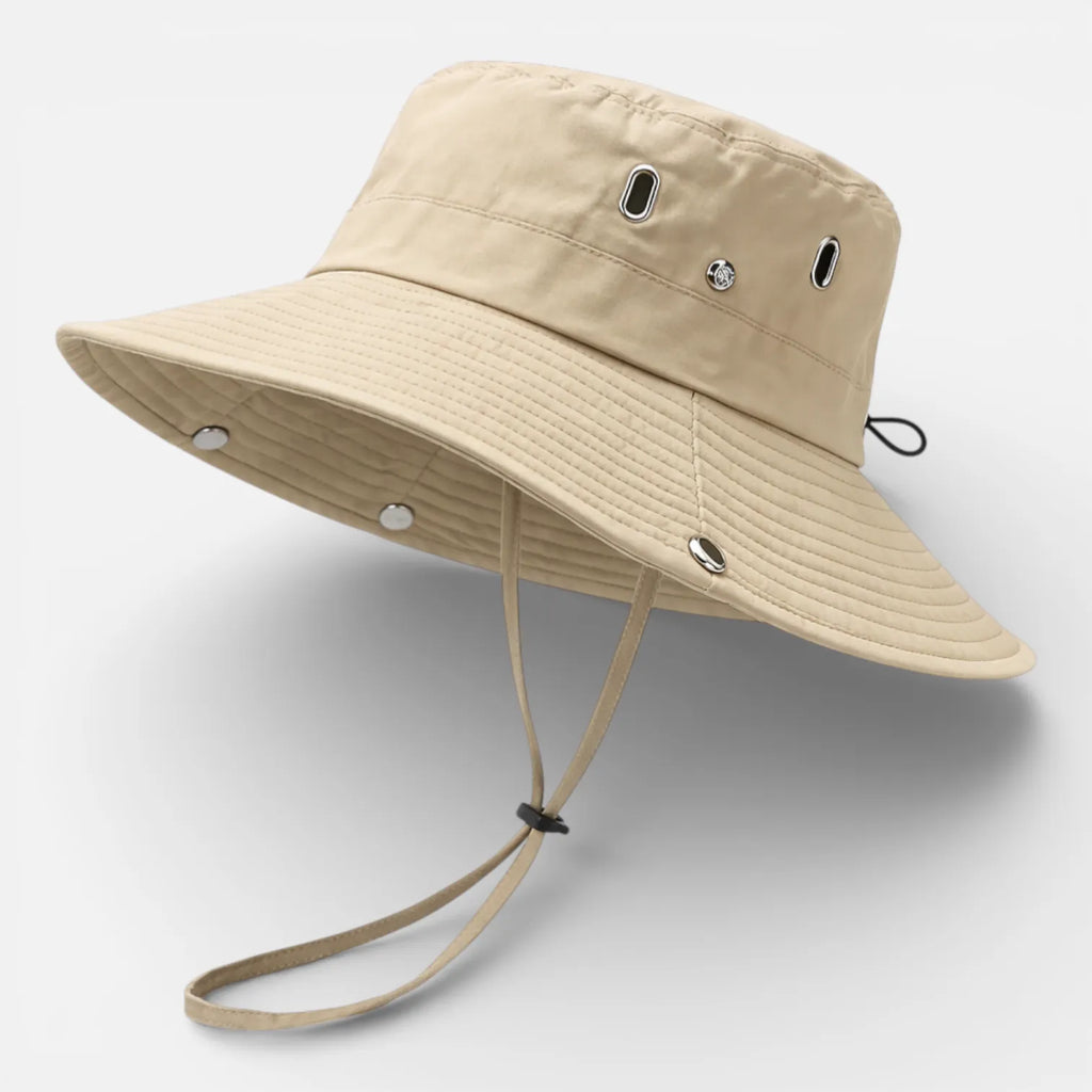 Ma boutique Beige sable Bob Chapeau Randonnée Homme