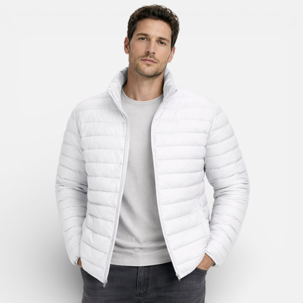 Ma boutique Blanc / M Doudoune Légère Homme Randonnée