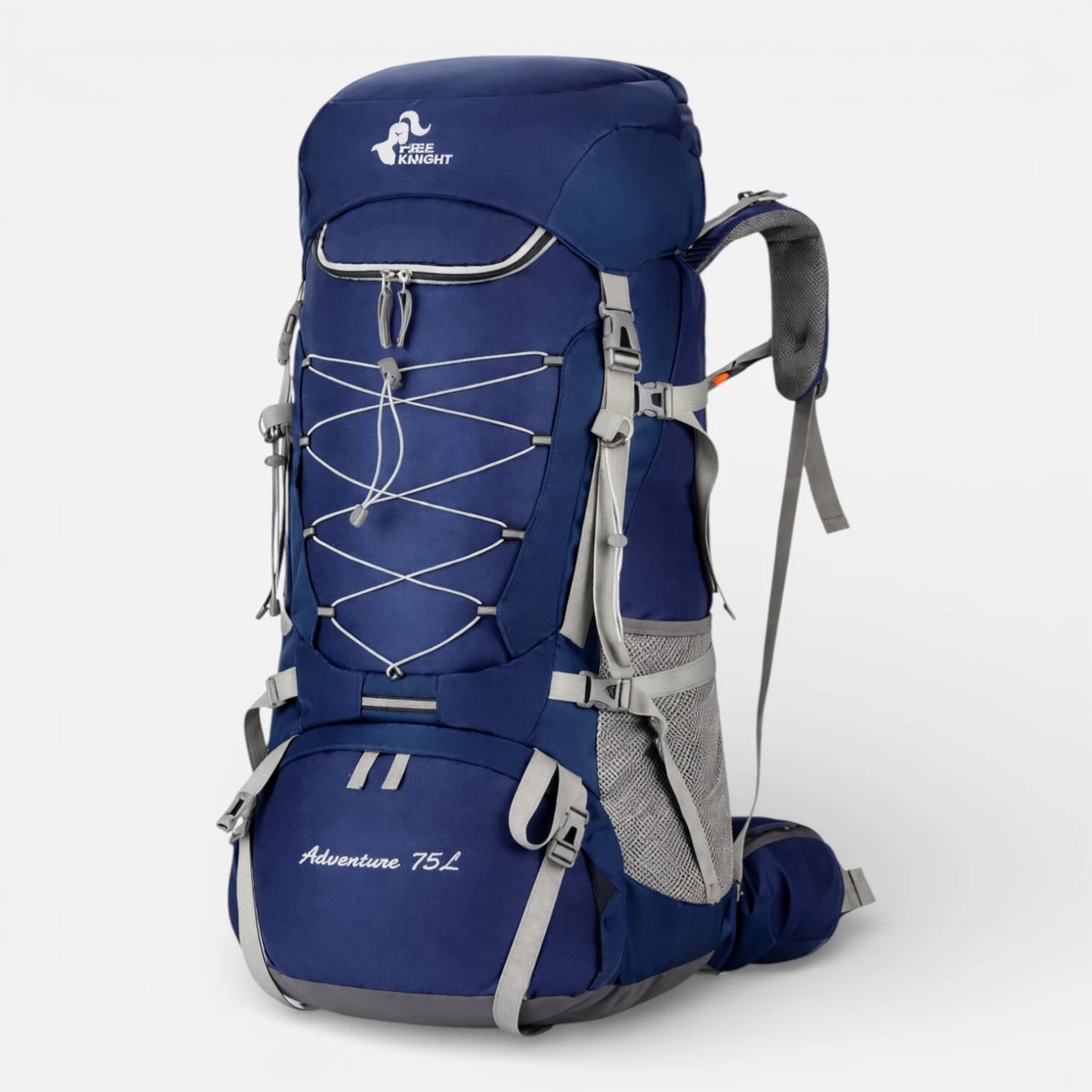 Ma boutique Bleu clair Sac à Dos Imperméable Randonnée 75L