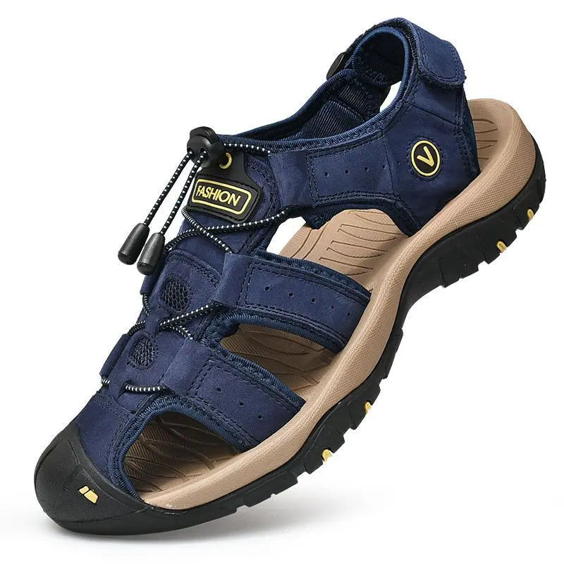 Ma boutique Bleu foncé / 38 Sandales de Randonnée Homme Bout Fermé